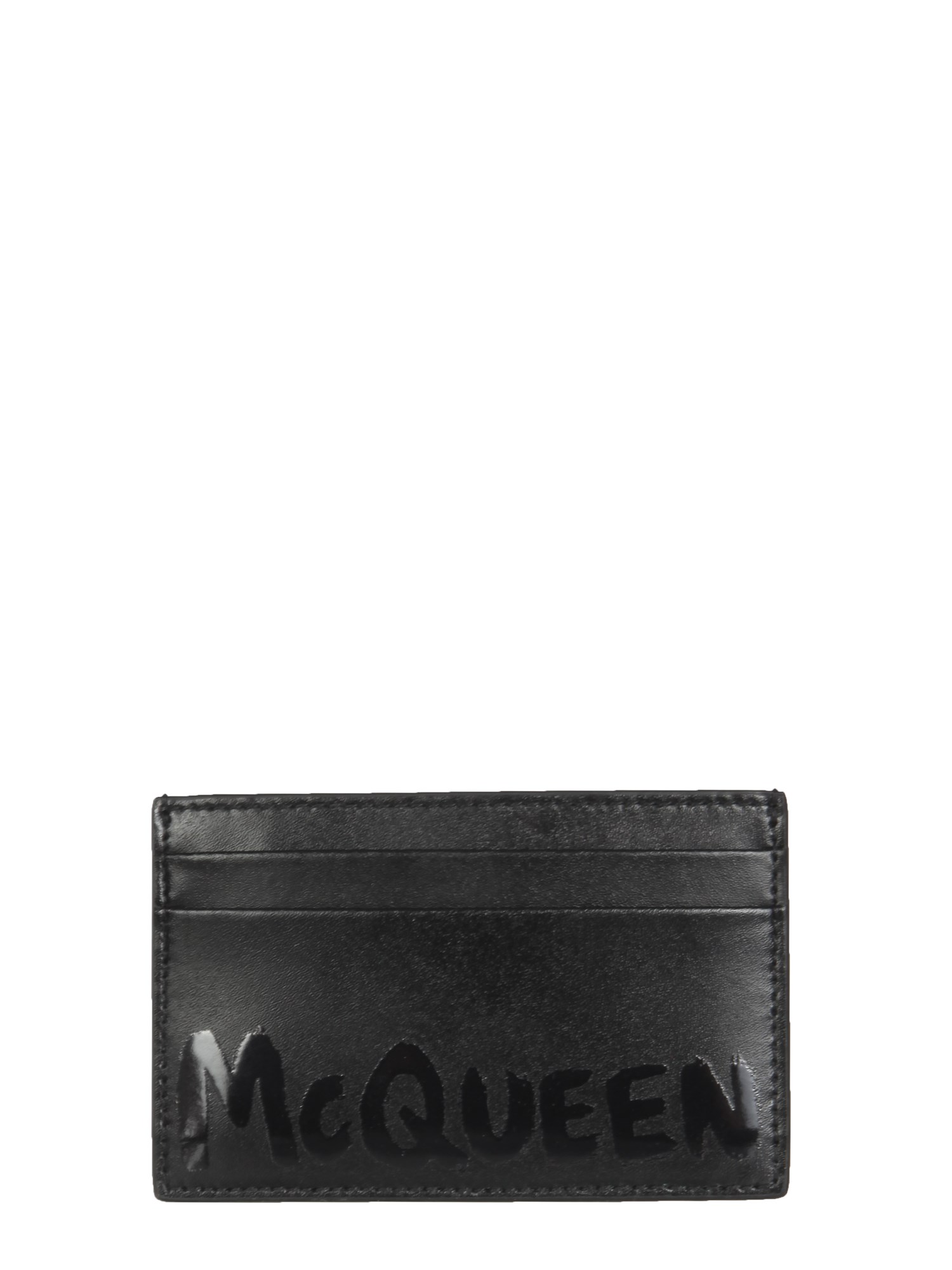 alexander mcqueen leather card holder