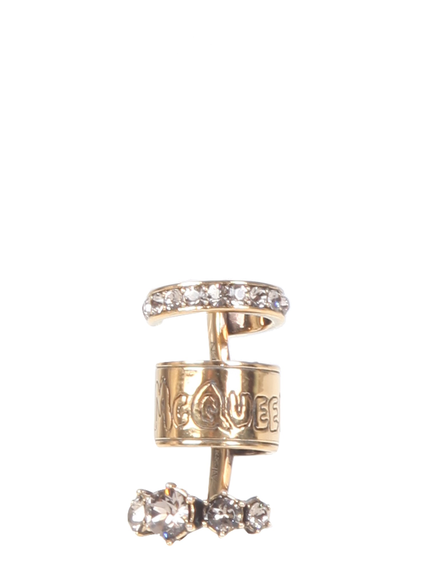 alexander mcqueen triple hoop ear cuffs