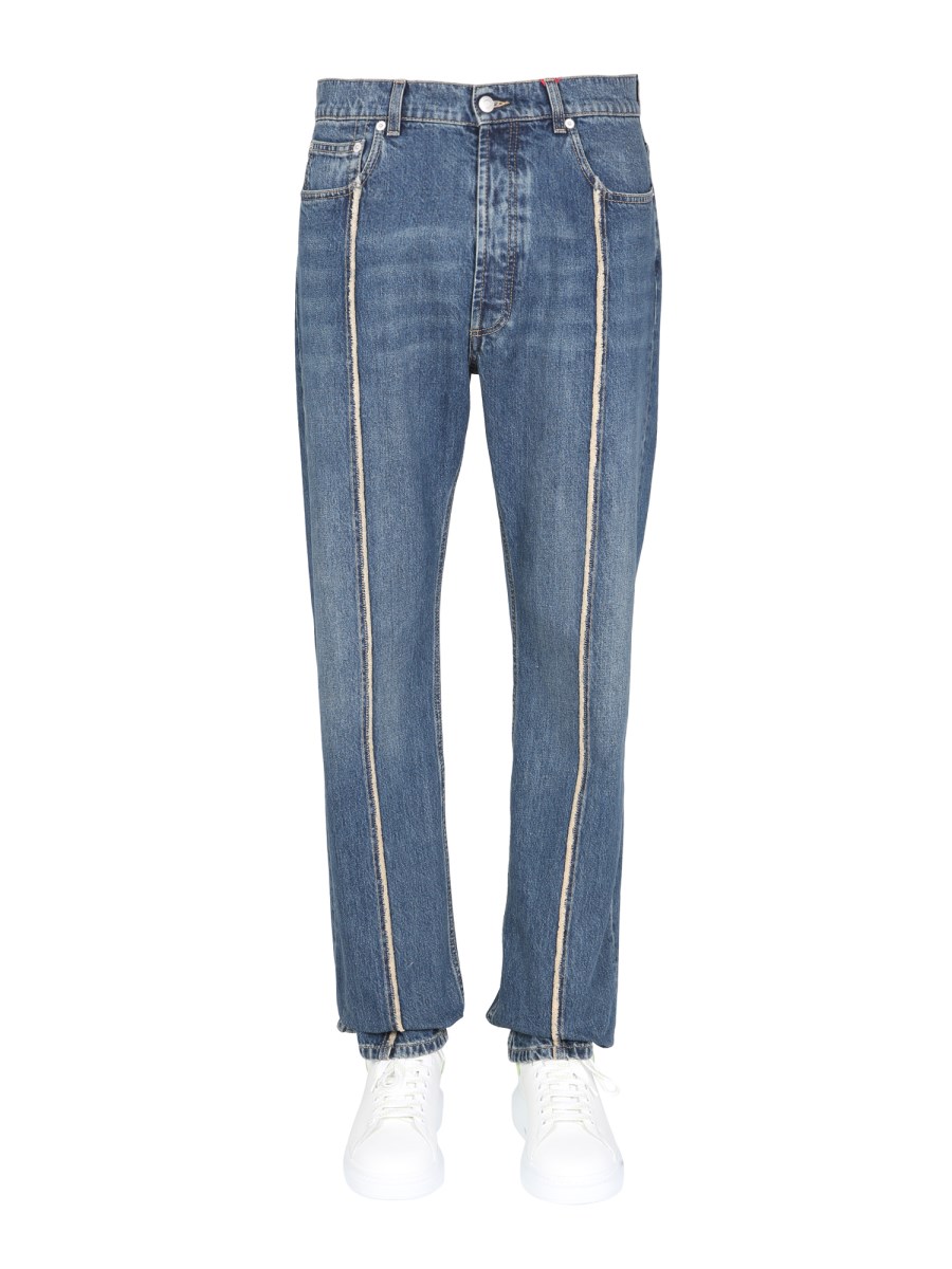 ALEXANDER MCQUEEN - Cotton Denim Jeans