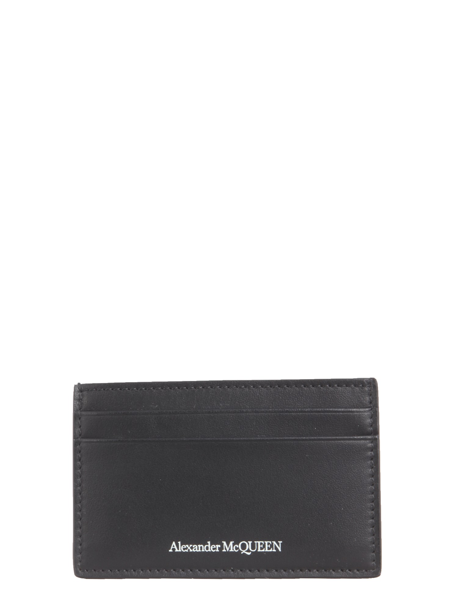 alexander mcqueen card holder with logo