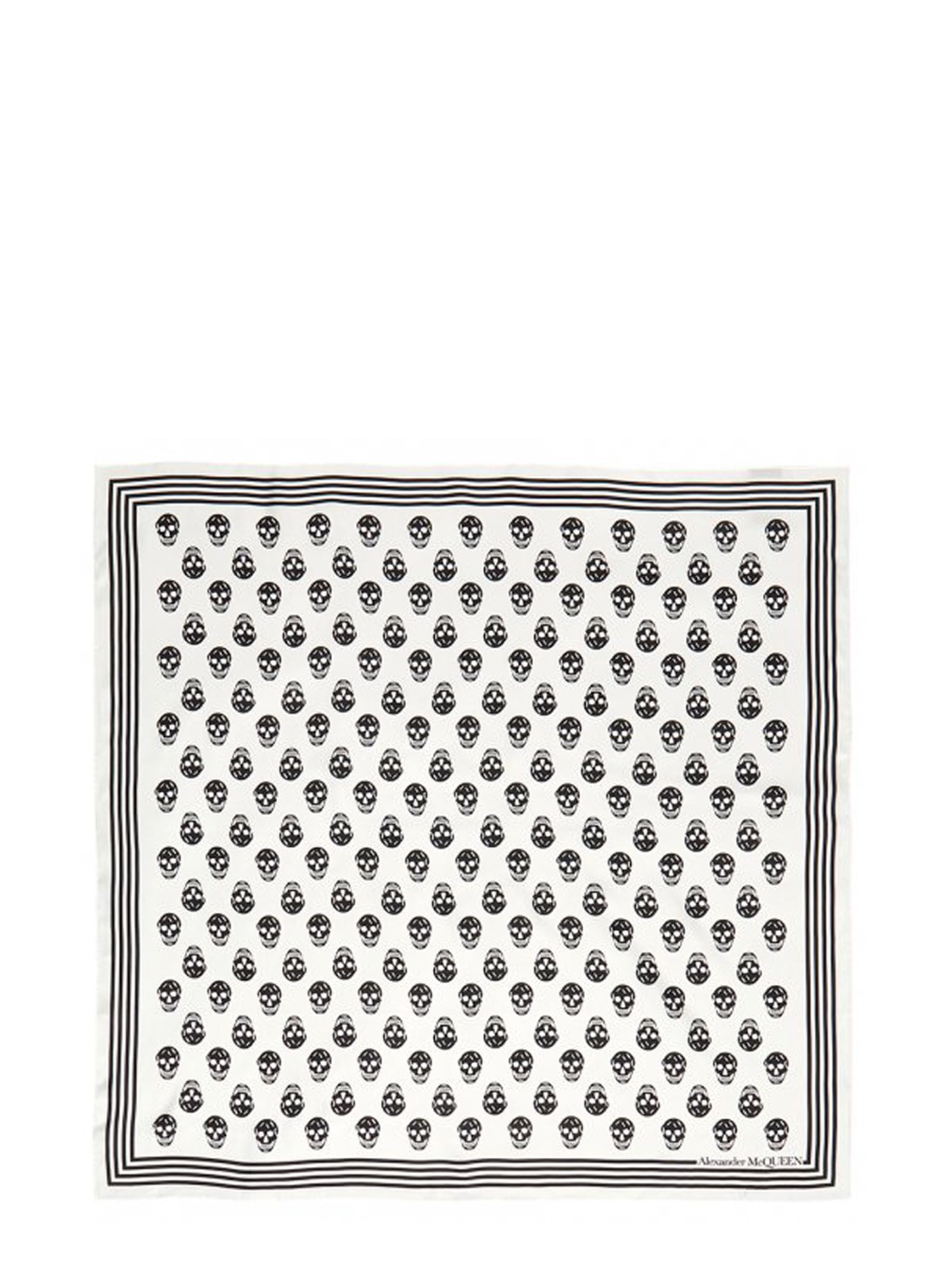 alexander mcqueen biker skull scarf