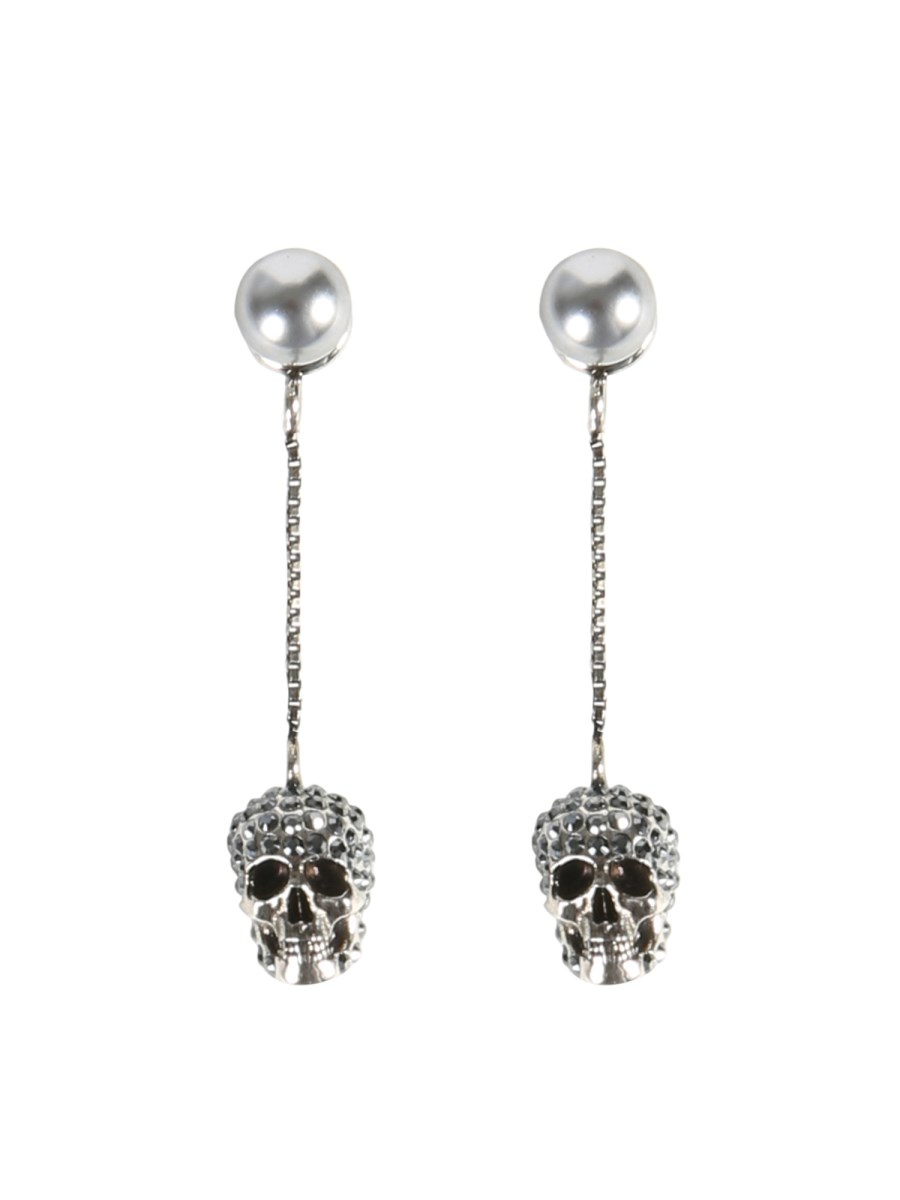 Alexander mcqueen skull earrings hotsell