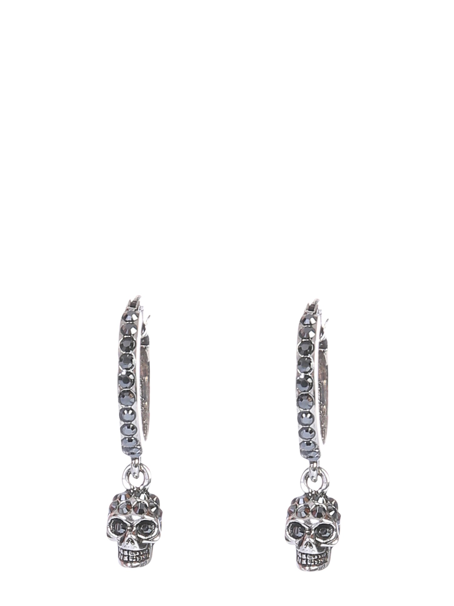 alexander mcqueen "skulls" earrings