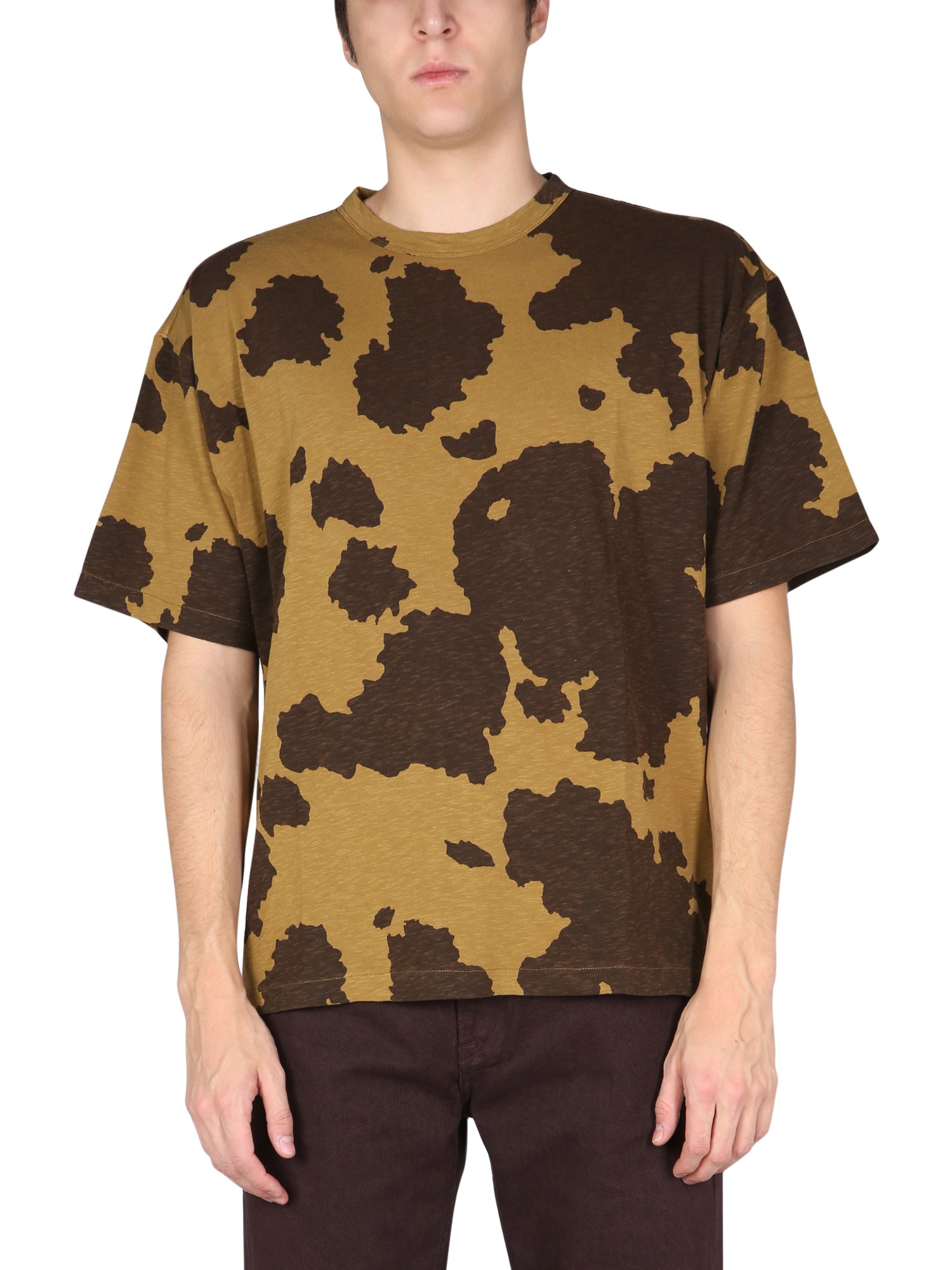 ymc cow print t-shirt