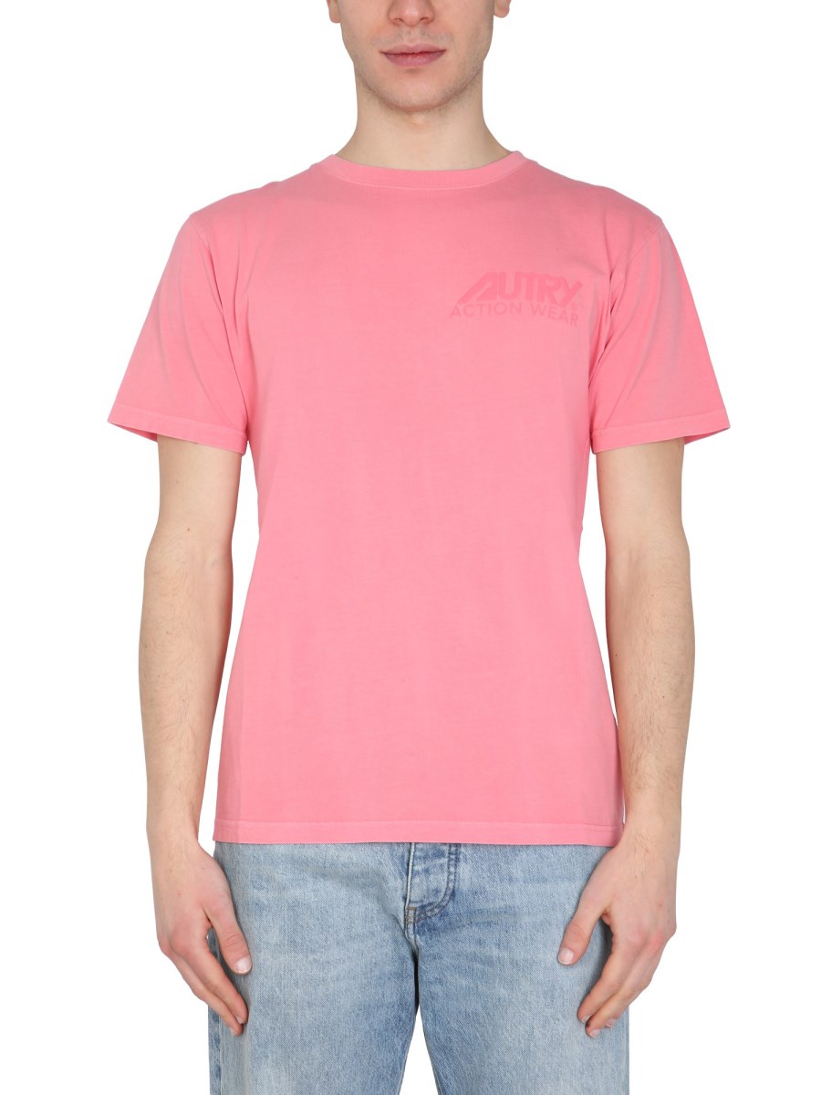 AUTRY T-SHIRT SUNBURNT IN COTONE