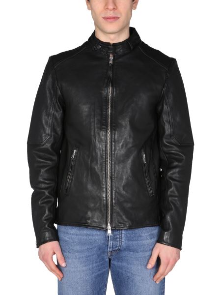 allsaints cora leather jacket