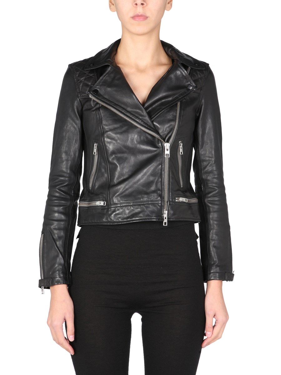 Conroy leather biker on sale jacket