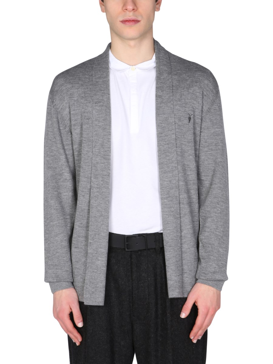 All saints grey cardigan sale