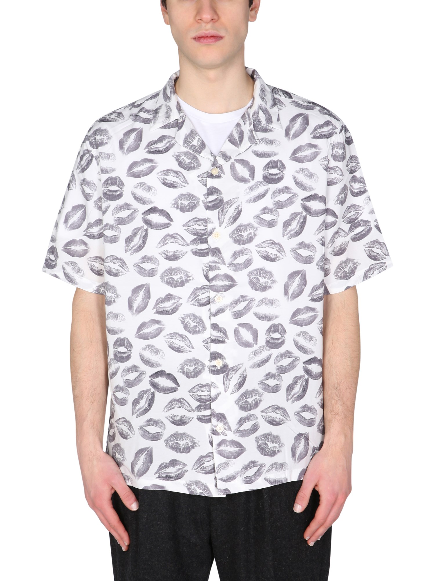 allsaints "kiss" shirt