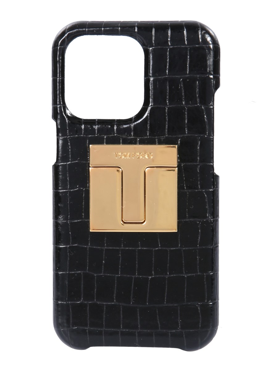 TOM FORD IPHONE CASE CON STAMPA CROCO Eleonora Bonucci