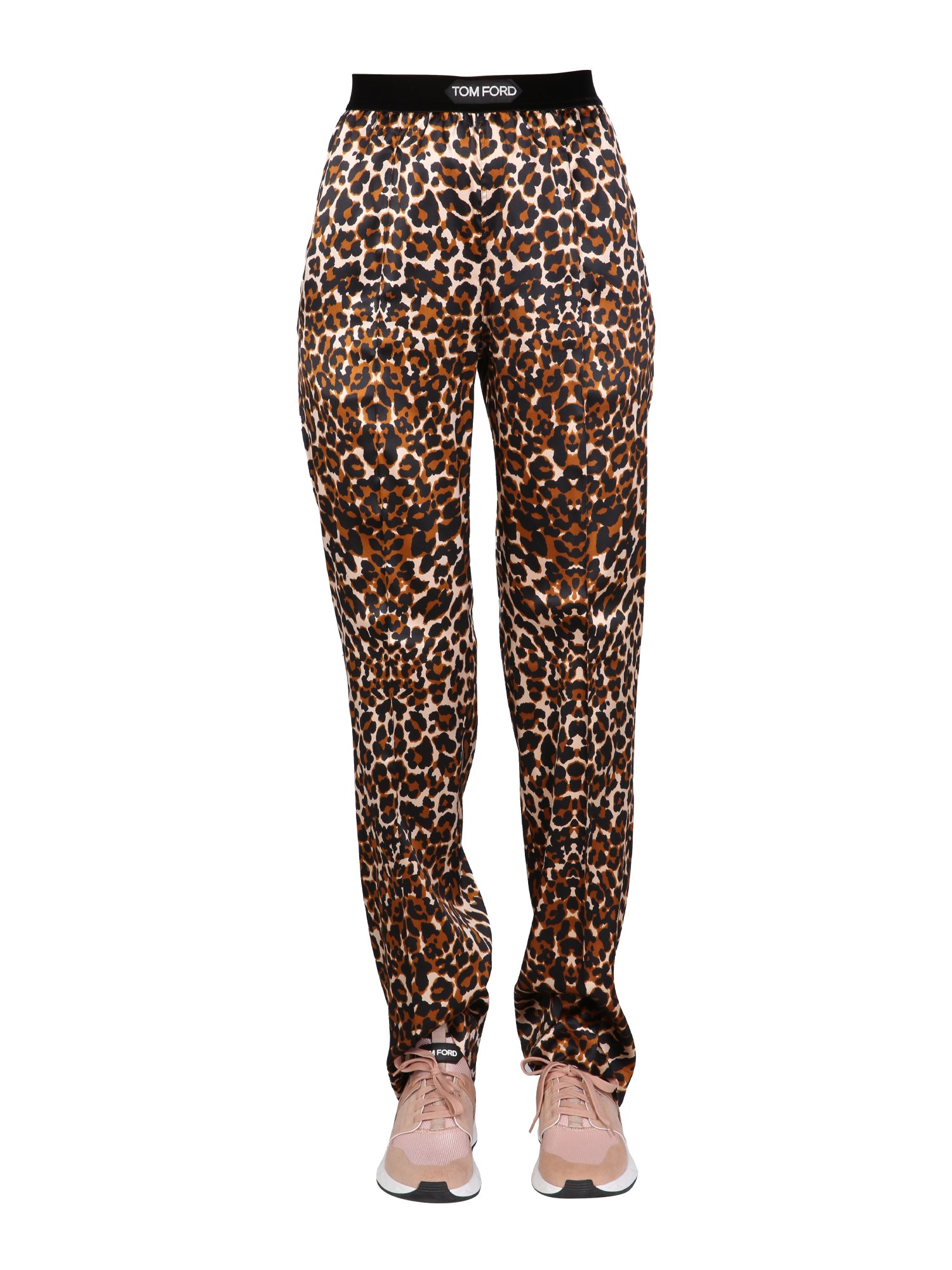 tom ford pants with animal print