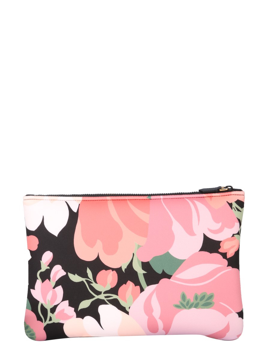 POUCH CON STAMPA FLOREALE