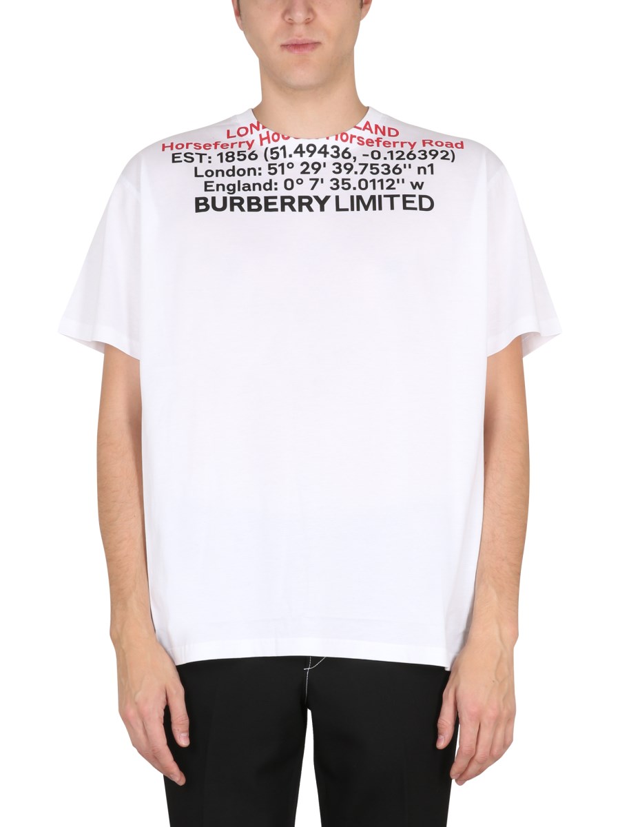 Burberry print shirt on sale men