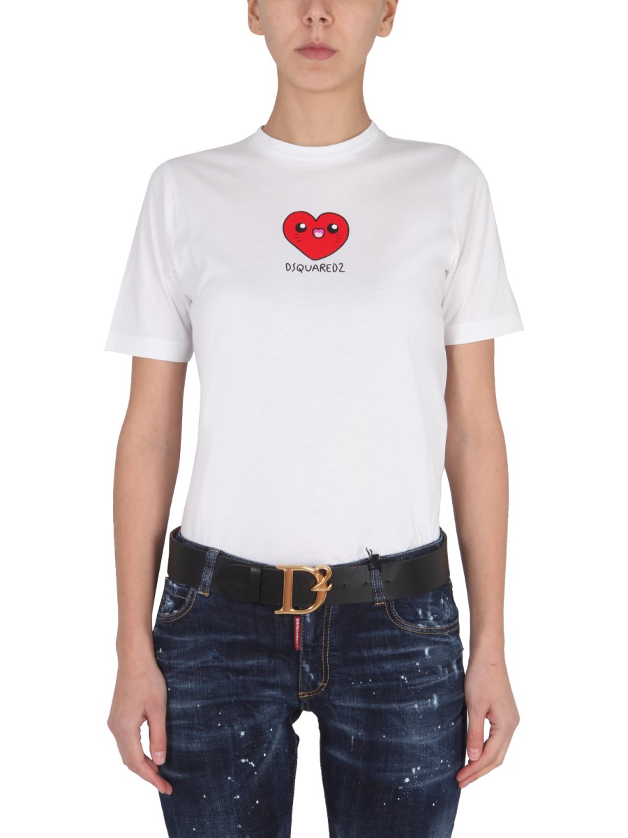 DSQUARED - T-SHIRT ICON IN COTONE - Eleonora Bonucci