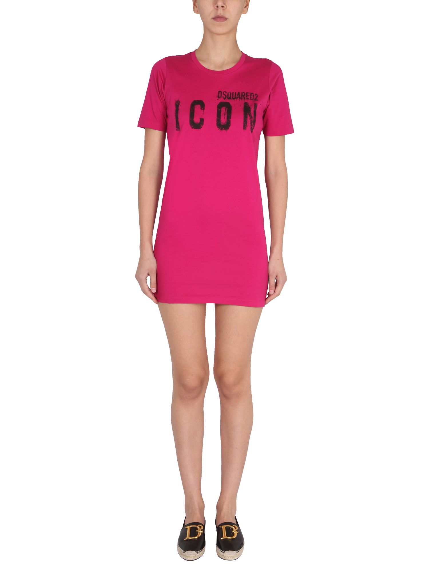 dsquared "icon spray" dress