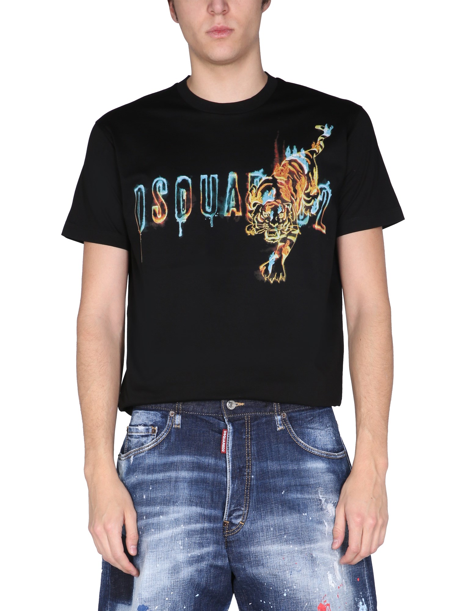 dsquared "tiger" t-shirt