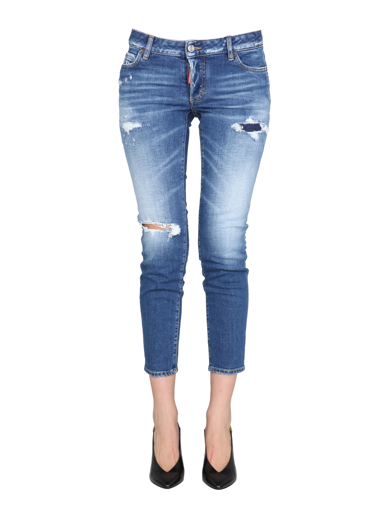 dsquared "jennifer cropped" jeans