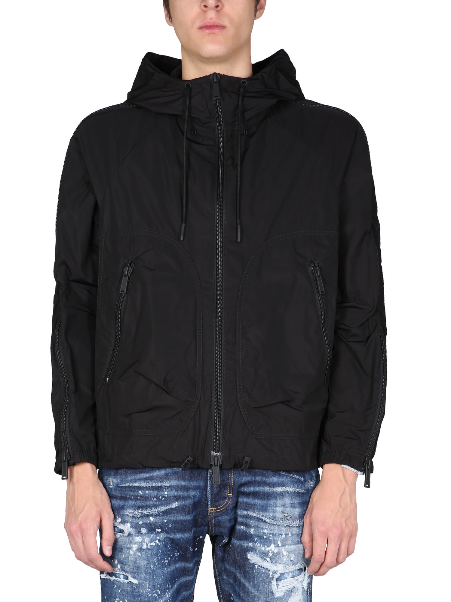 dsquared bomber with zip
