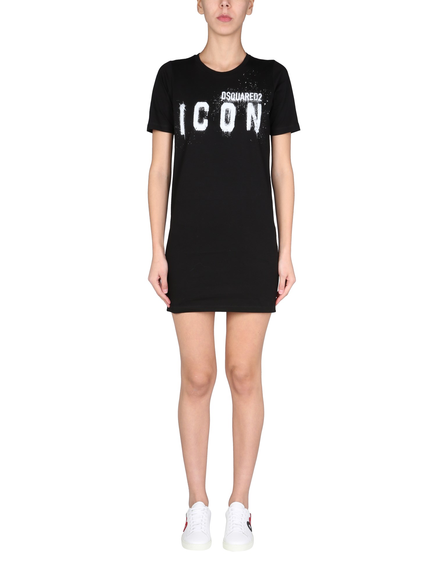 dsquared "icon spray" dress