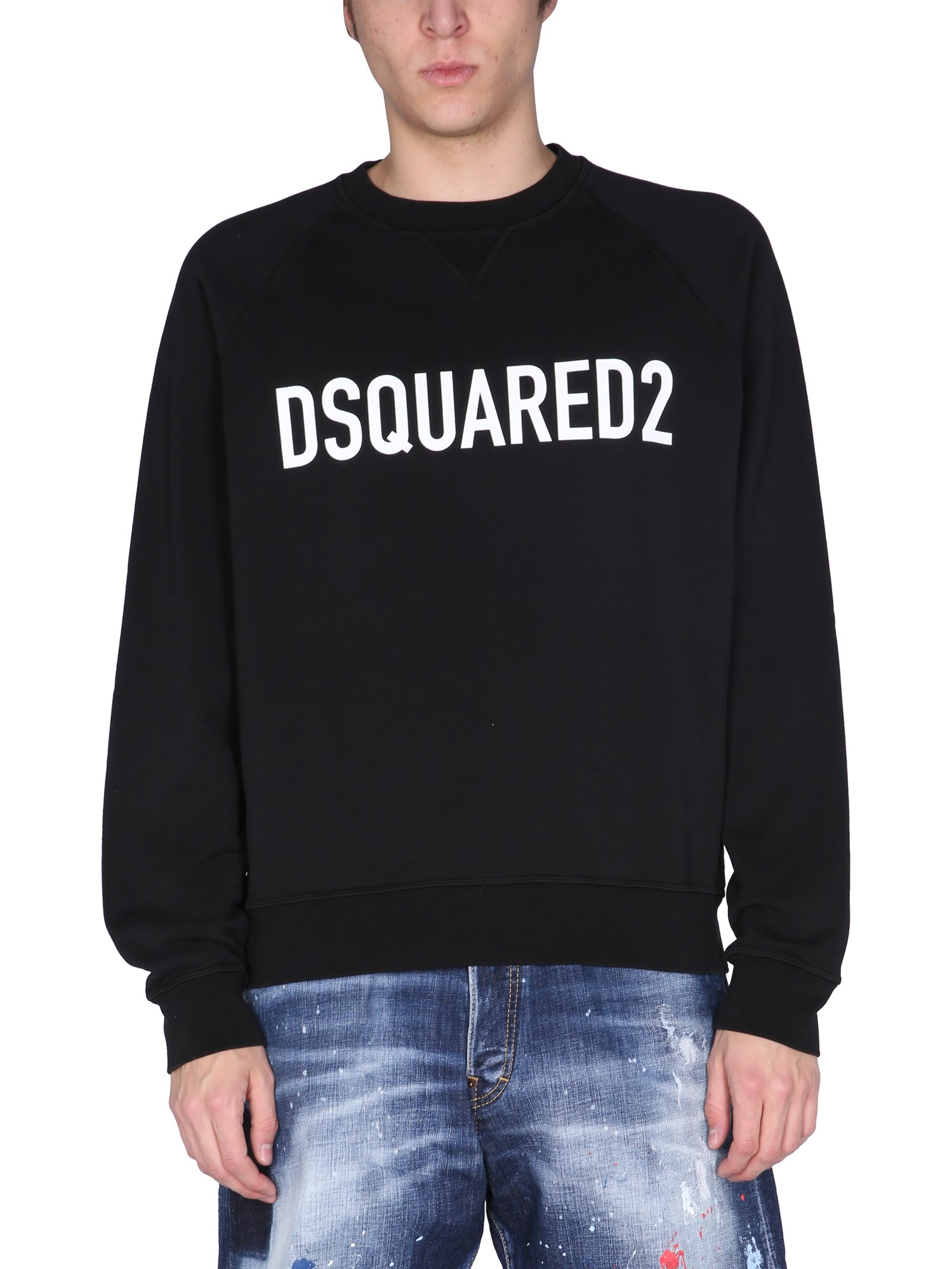 dsquared sweatshirt with logo print