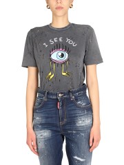 DSQUARED - T-SHIRT "I SEE YOU"