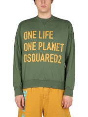 DSQUARED - FELPA "ONE LIFE ONE PLANET"