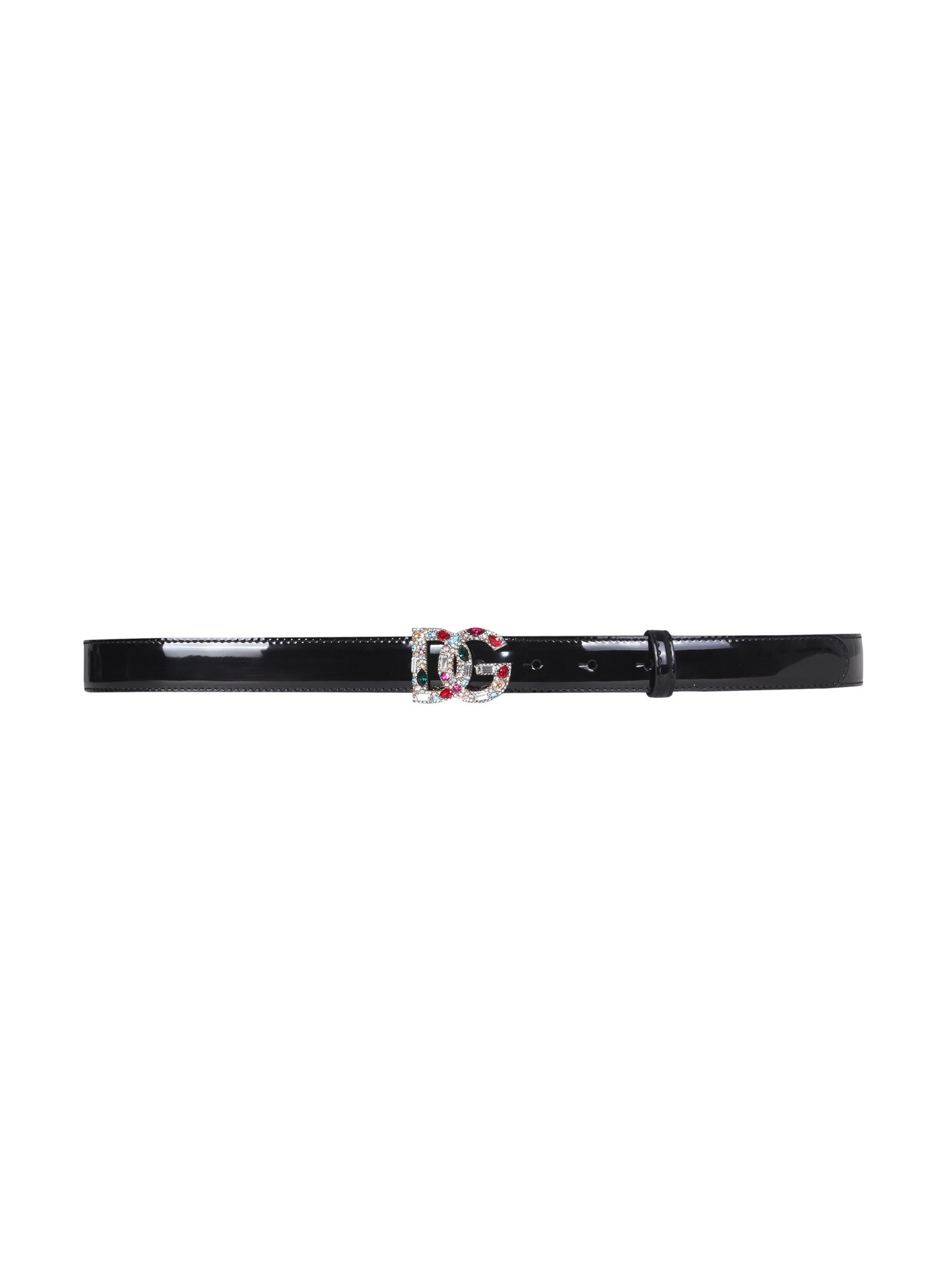 dolce & gabbana patent leather belt