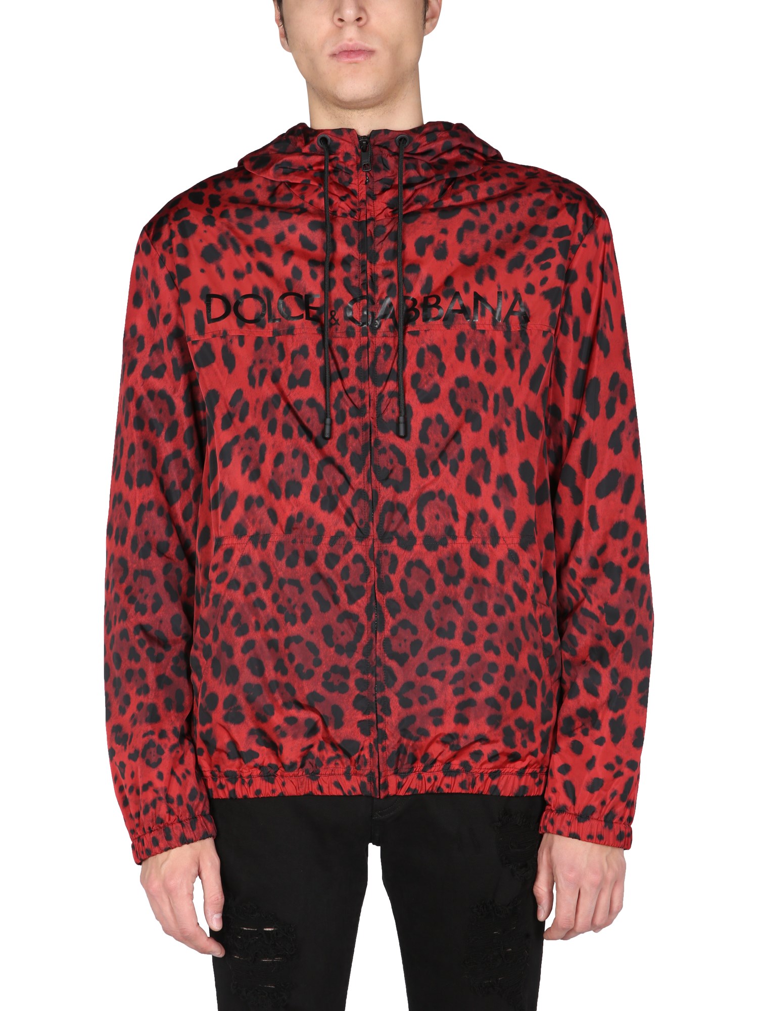 dolce & gabbana jacket with animal print