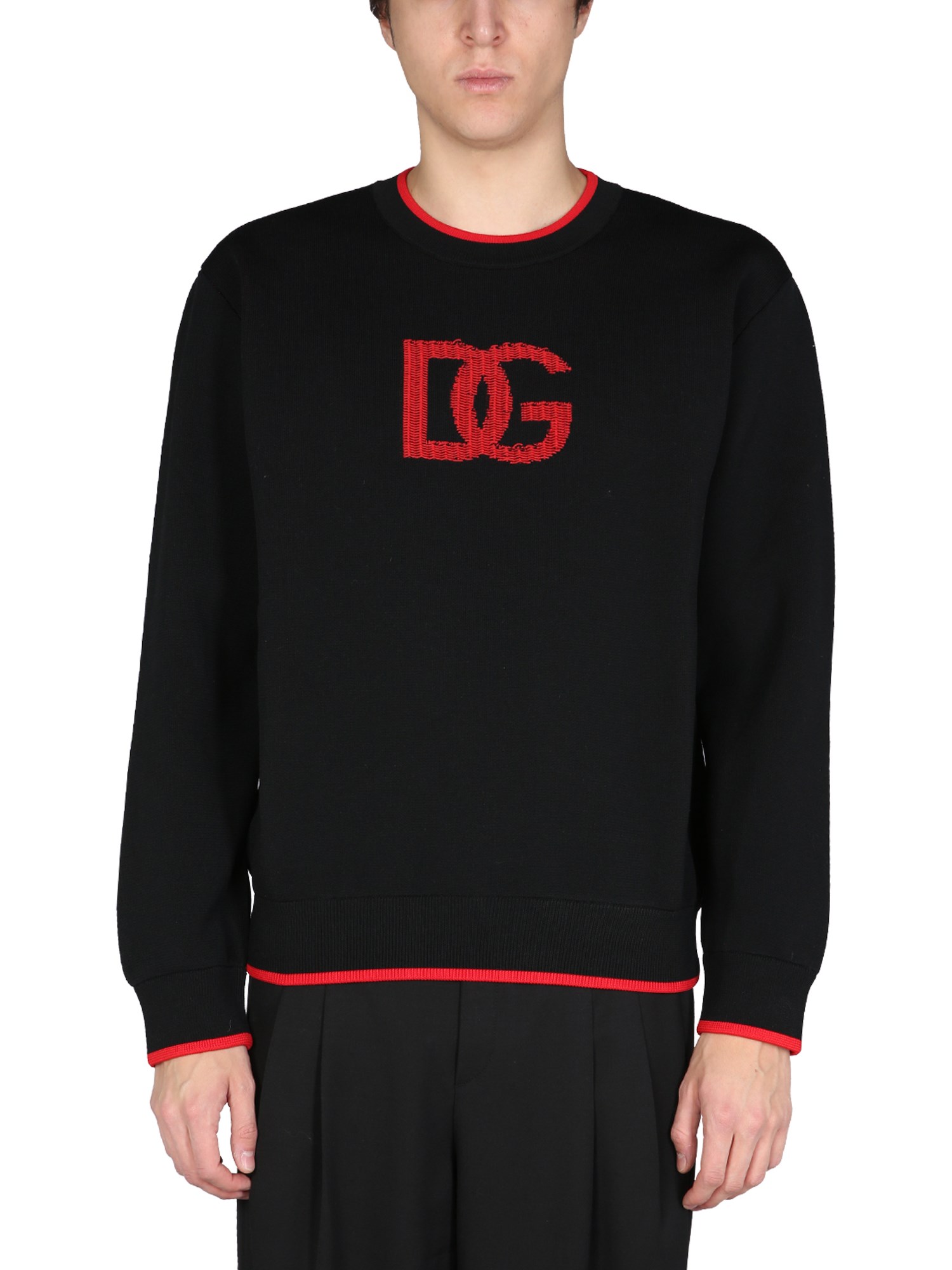 dolce & gabbana crew neck sweater