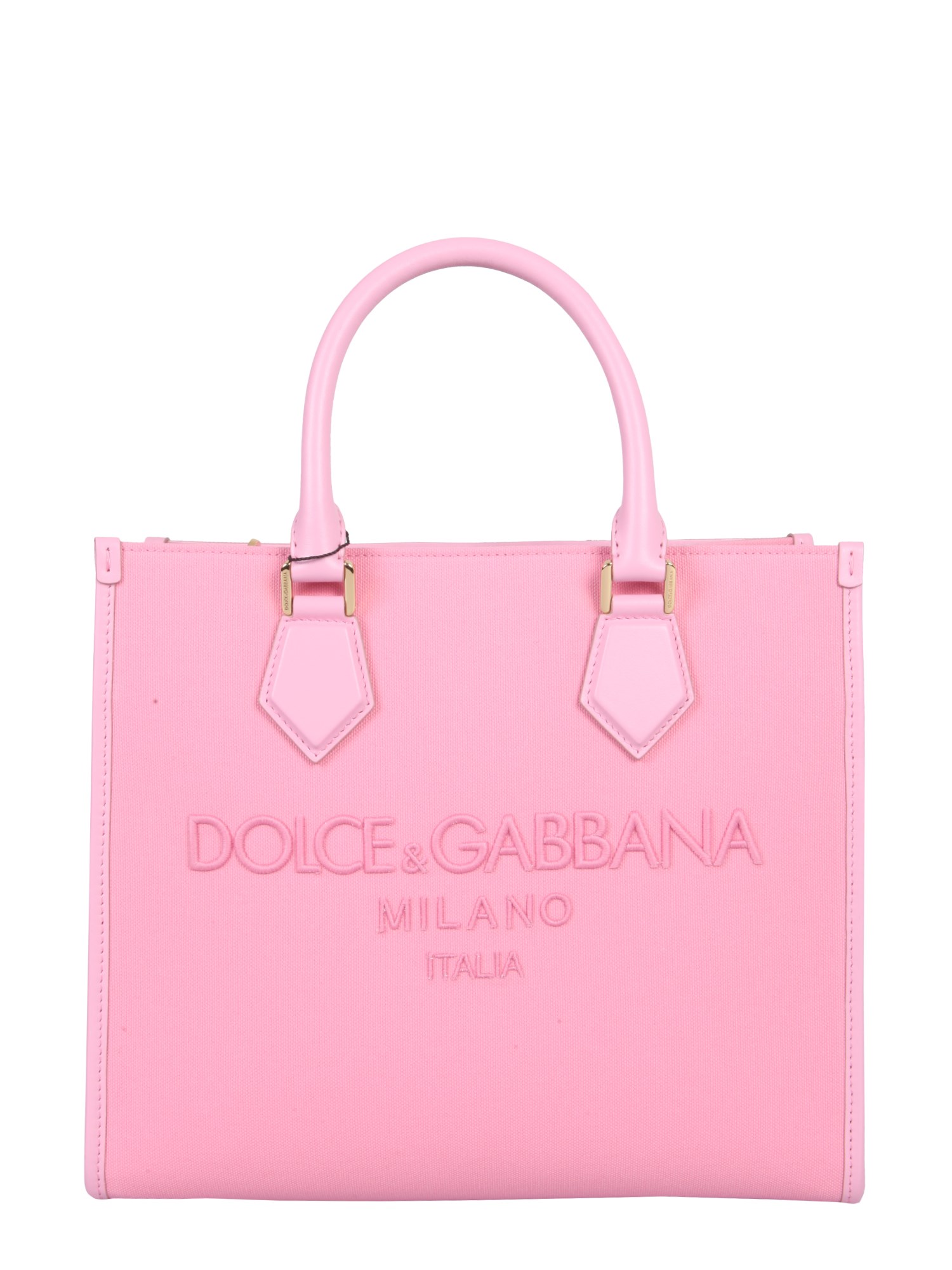 dolce & gabbana canvas shopping bag