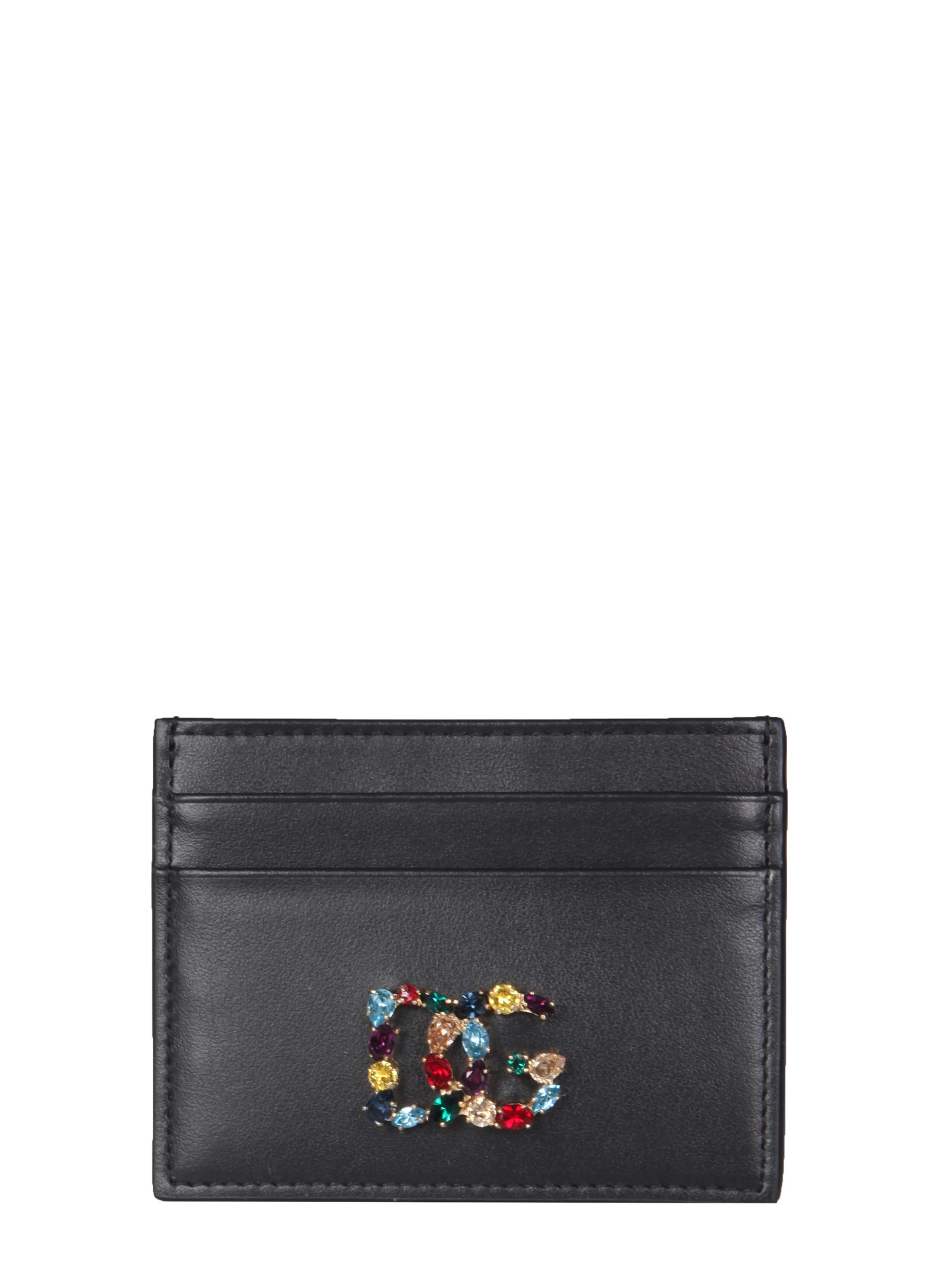 dolce & gabbana leather card holder