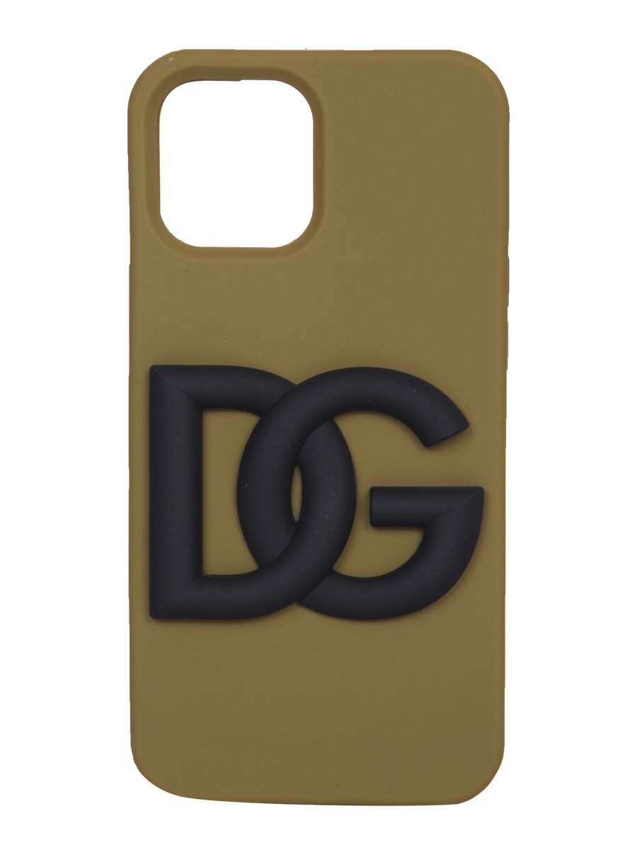 DOLCE GABBANA IPHONE 12 PRO MAX COVER WITH DG LOGO Eleonora