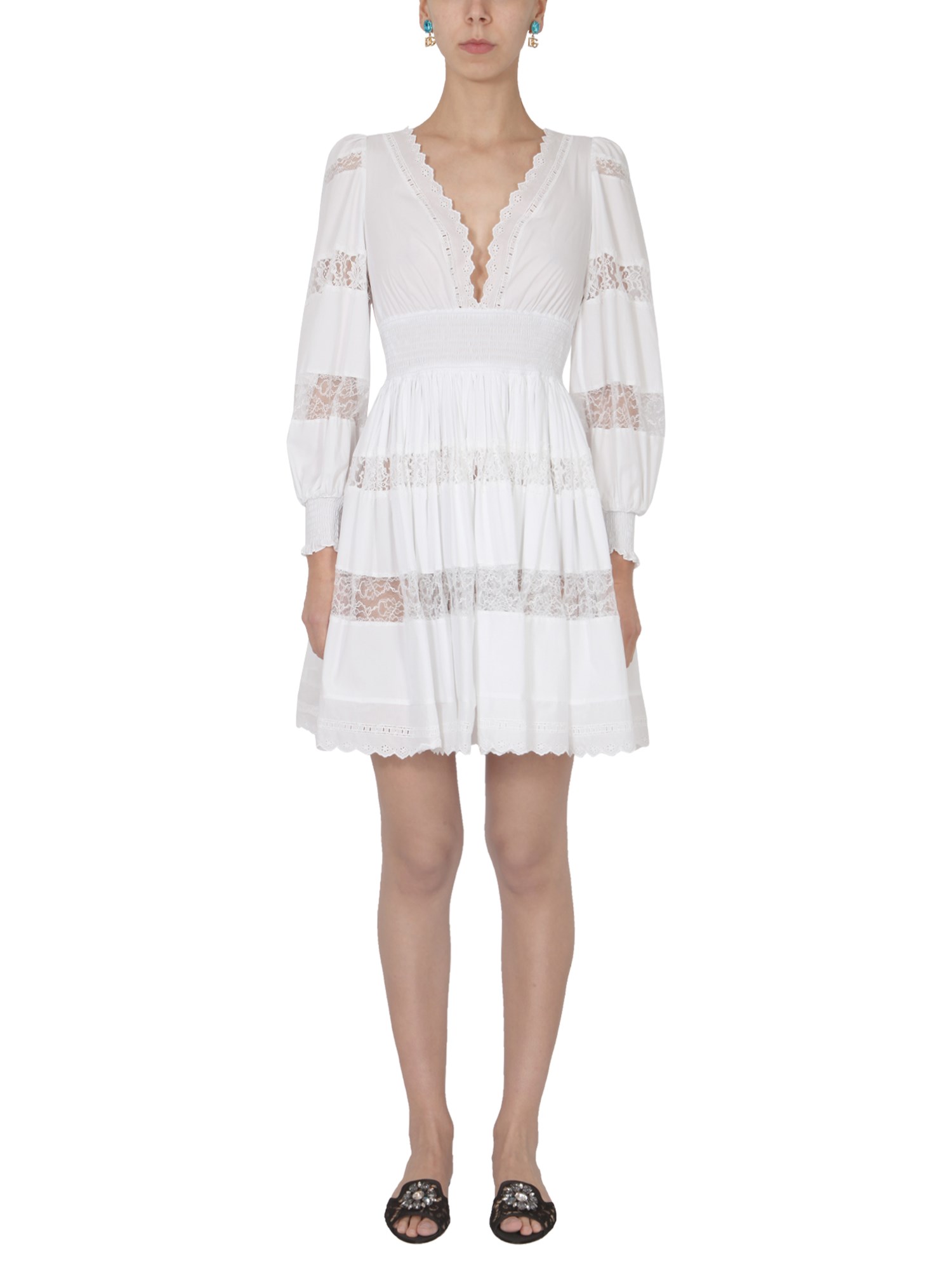 dolce & gabbana dress with lace details