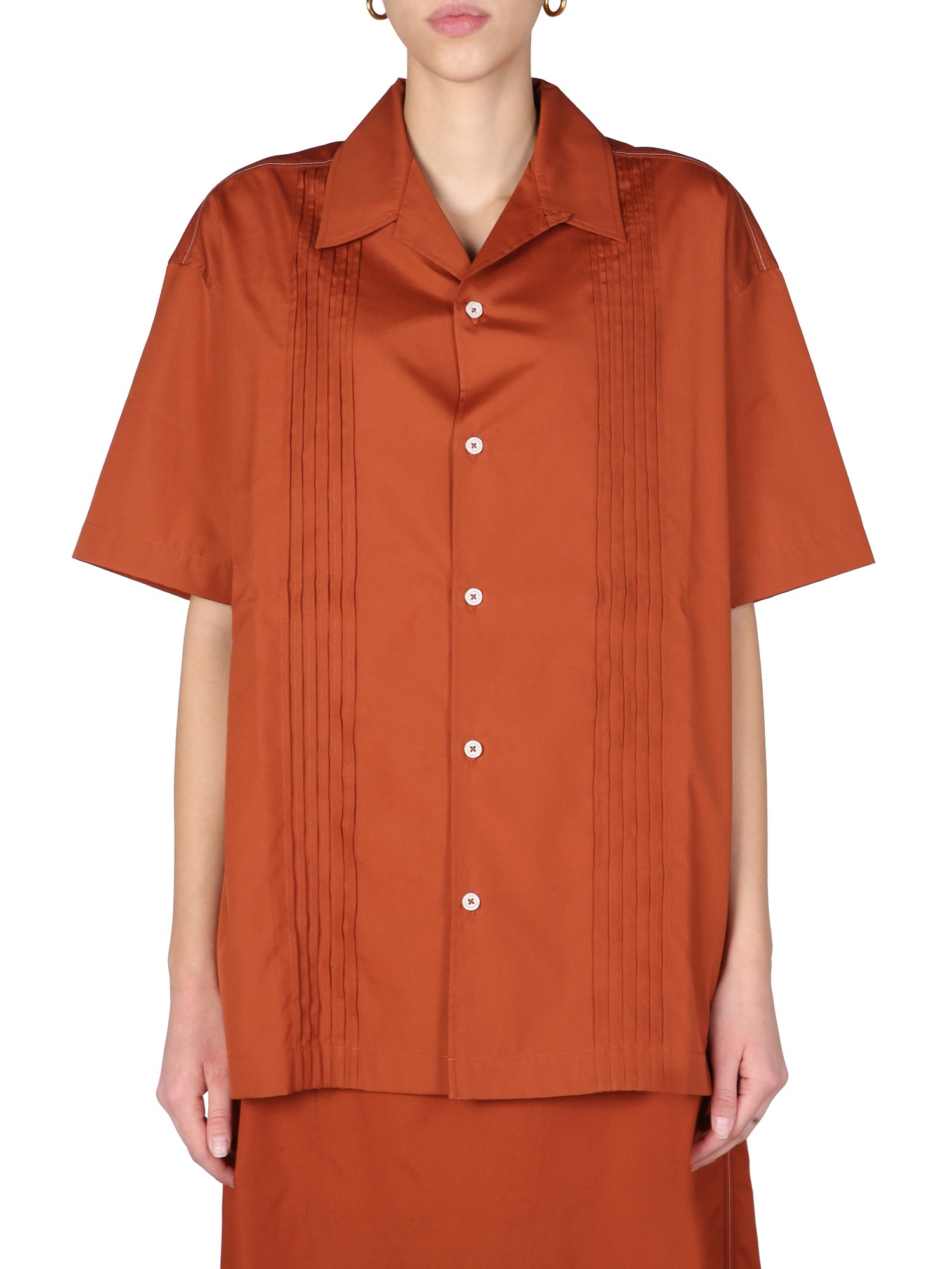 marni boxy fit shirt