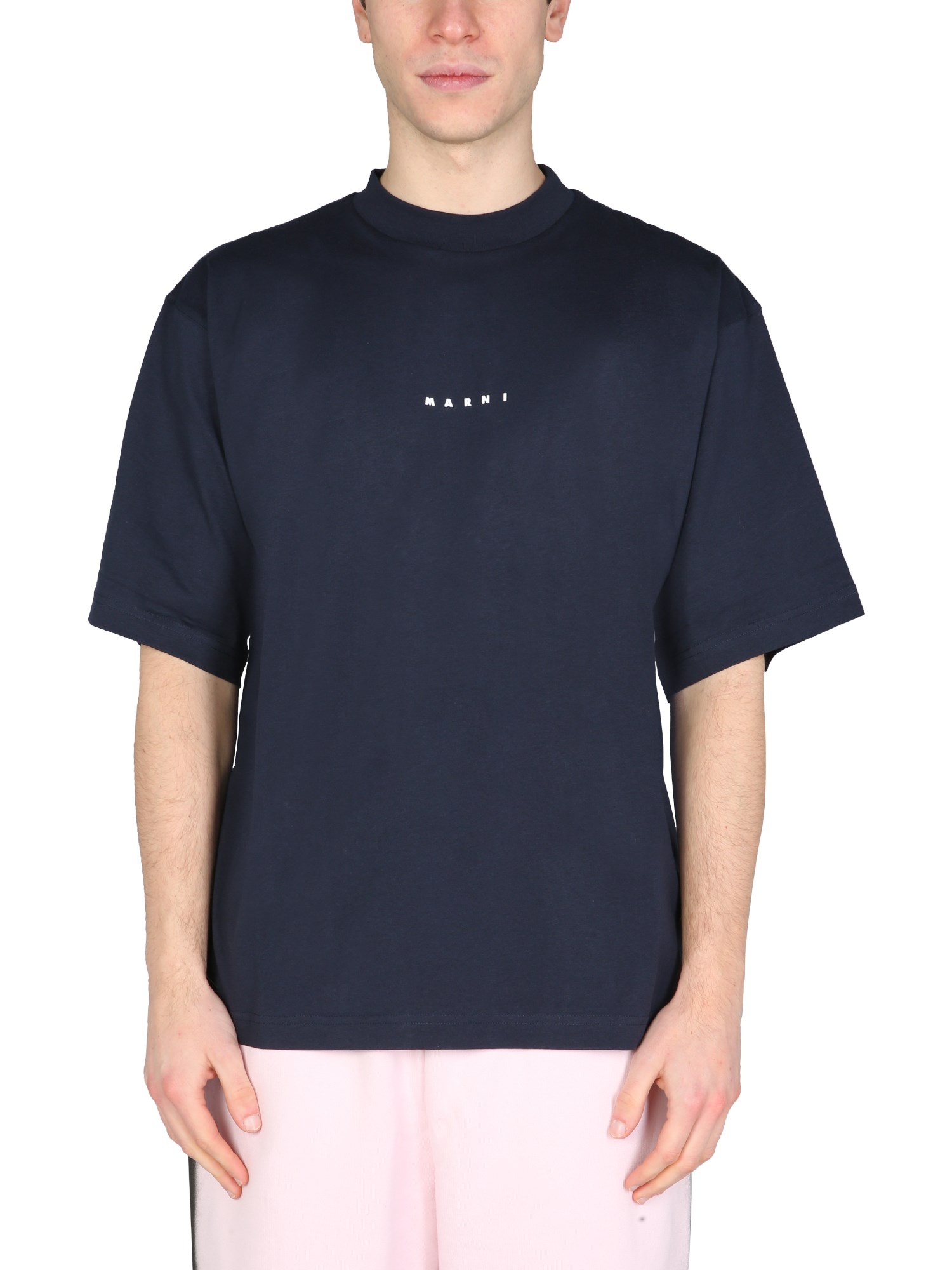 marni t-shirt with logo print