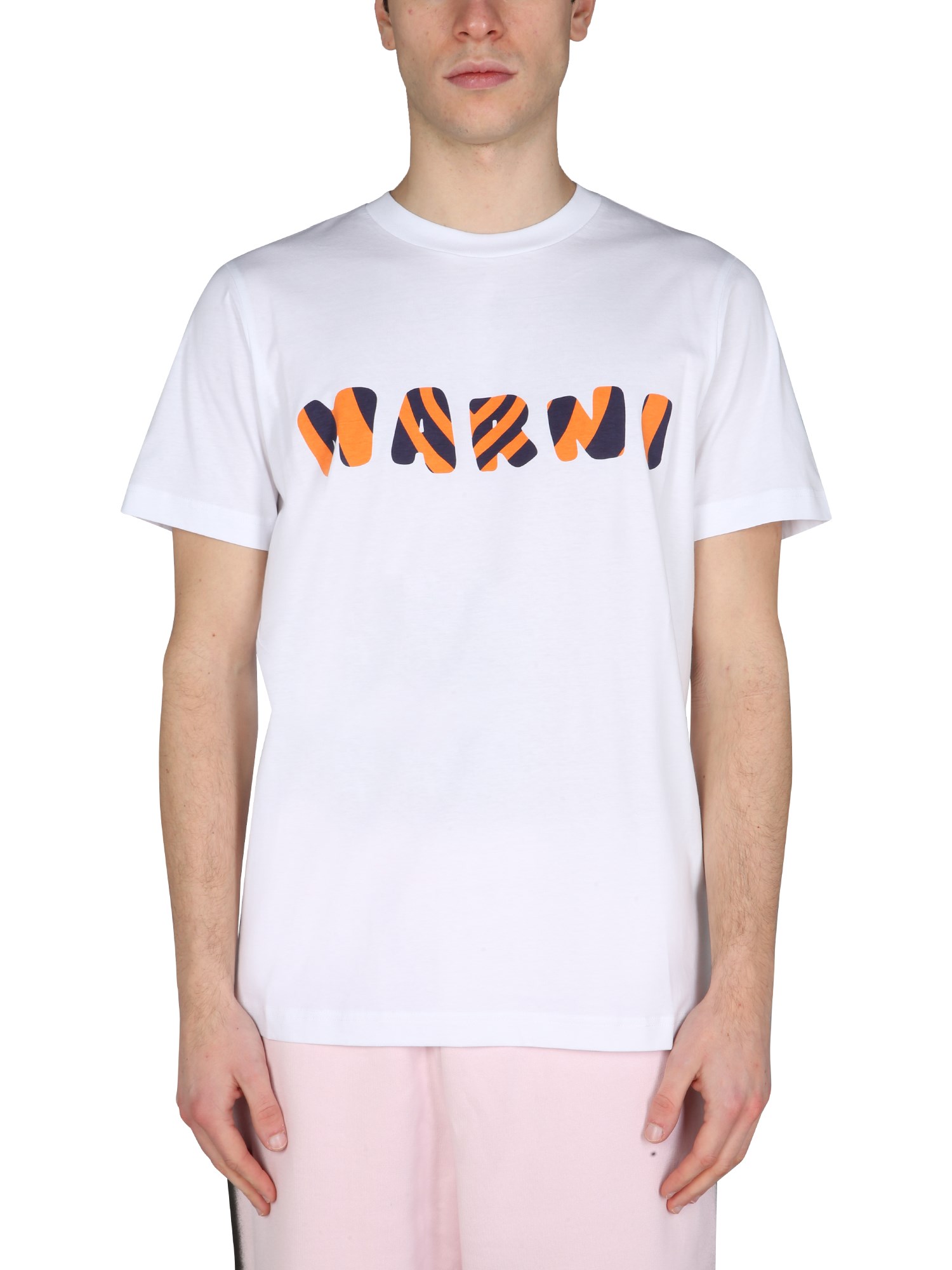 marni t-shirt with logo print