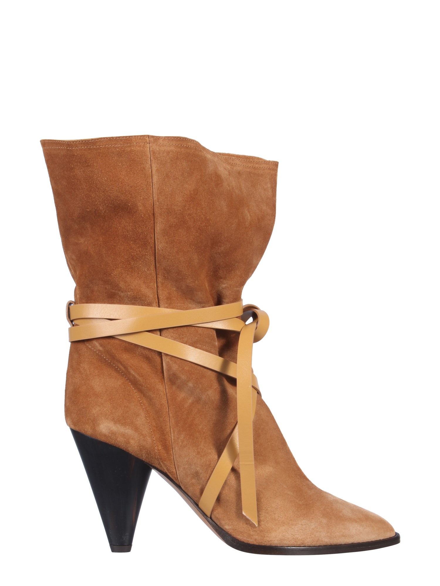 Isabel Marant Woman Ankle Boots Tan Size 11 Soft Leather In Beige
