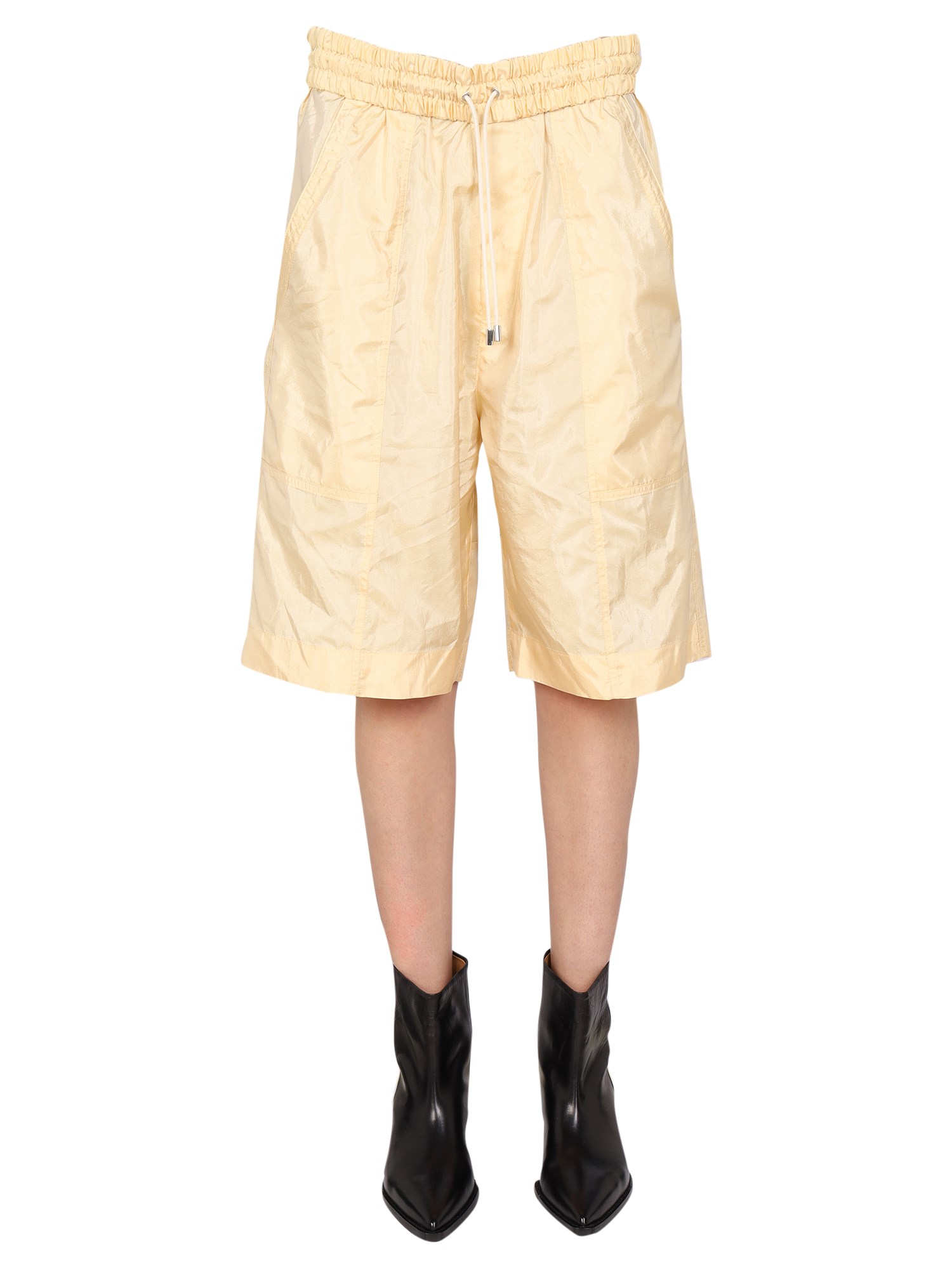 Shop Isabel Marant "laiora" Bermuda Shorts In White