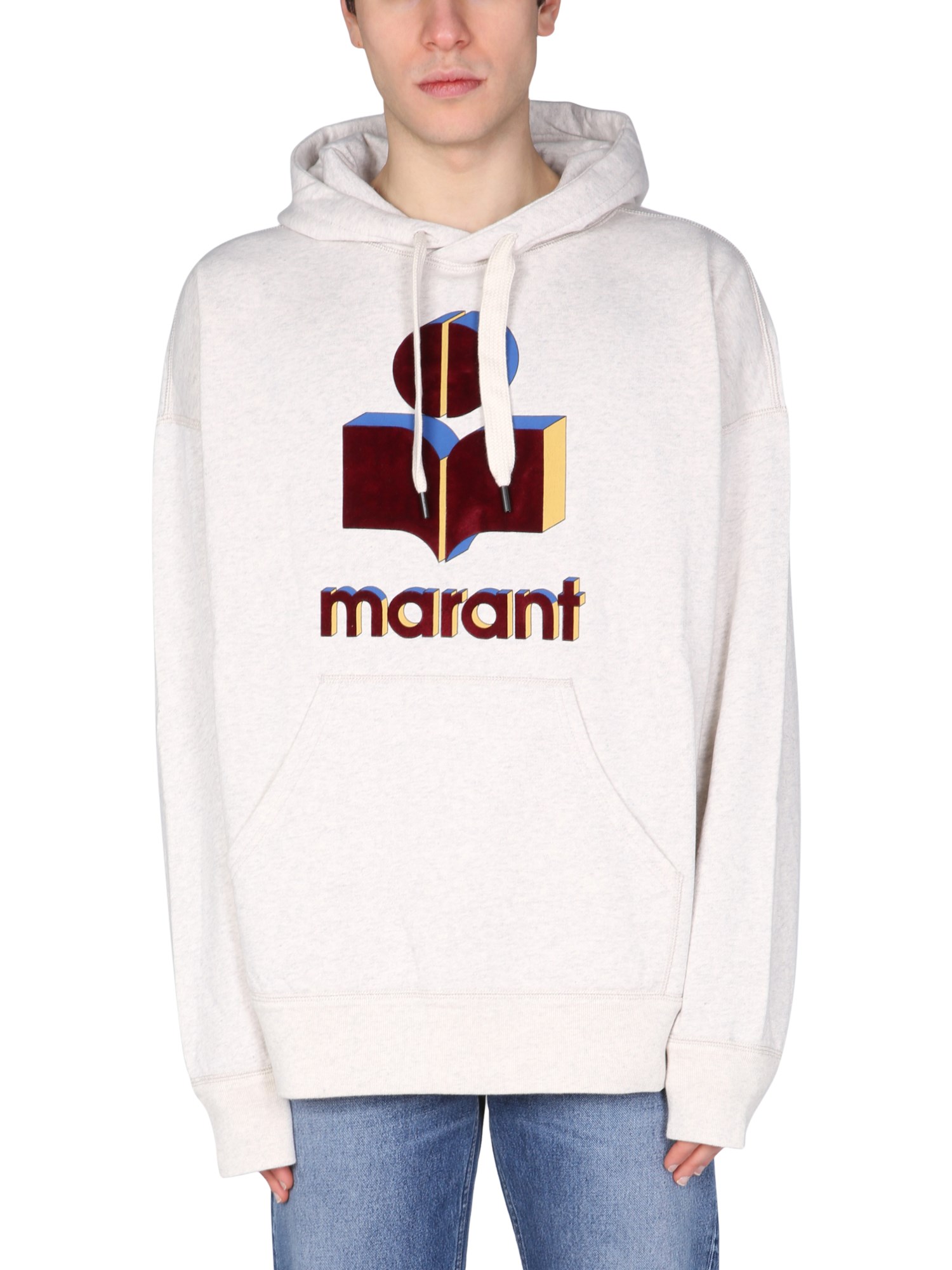 isabel marant miley sweatshirt with logo