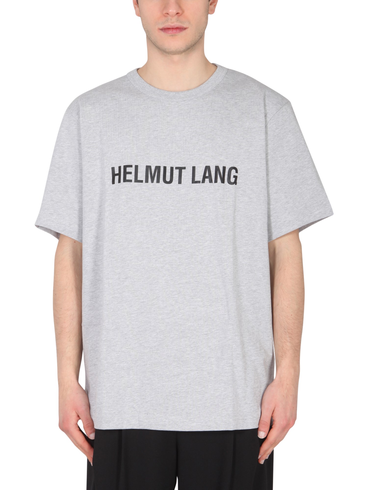helmut lang t-shirt with logo print
