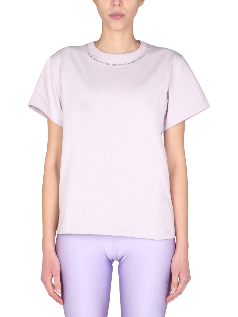 HELMUT LANG T-SHIRT REGULAR FIT IN JERSEY DI COTONE