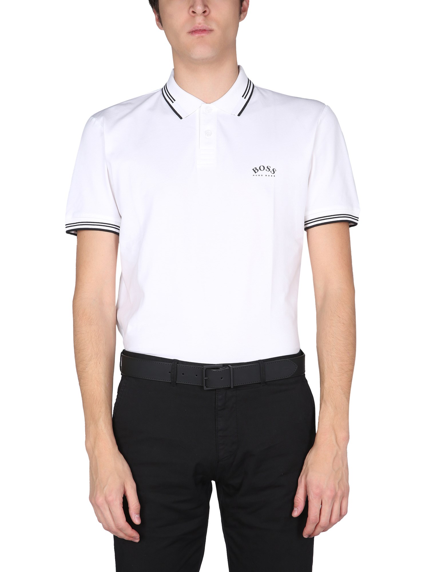 boss slim fit polo