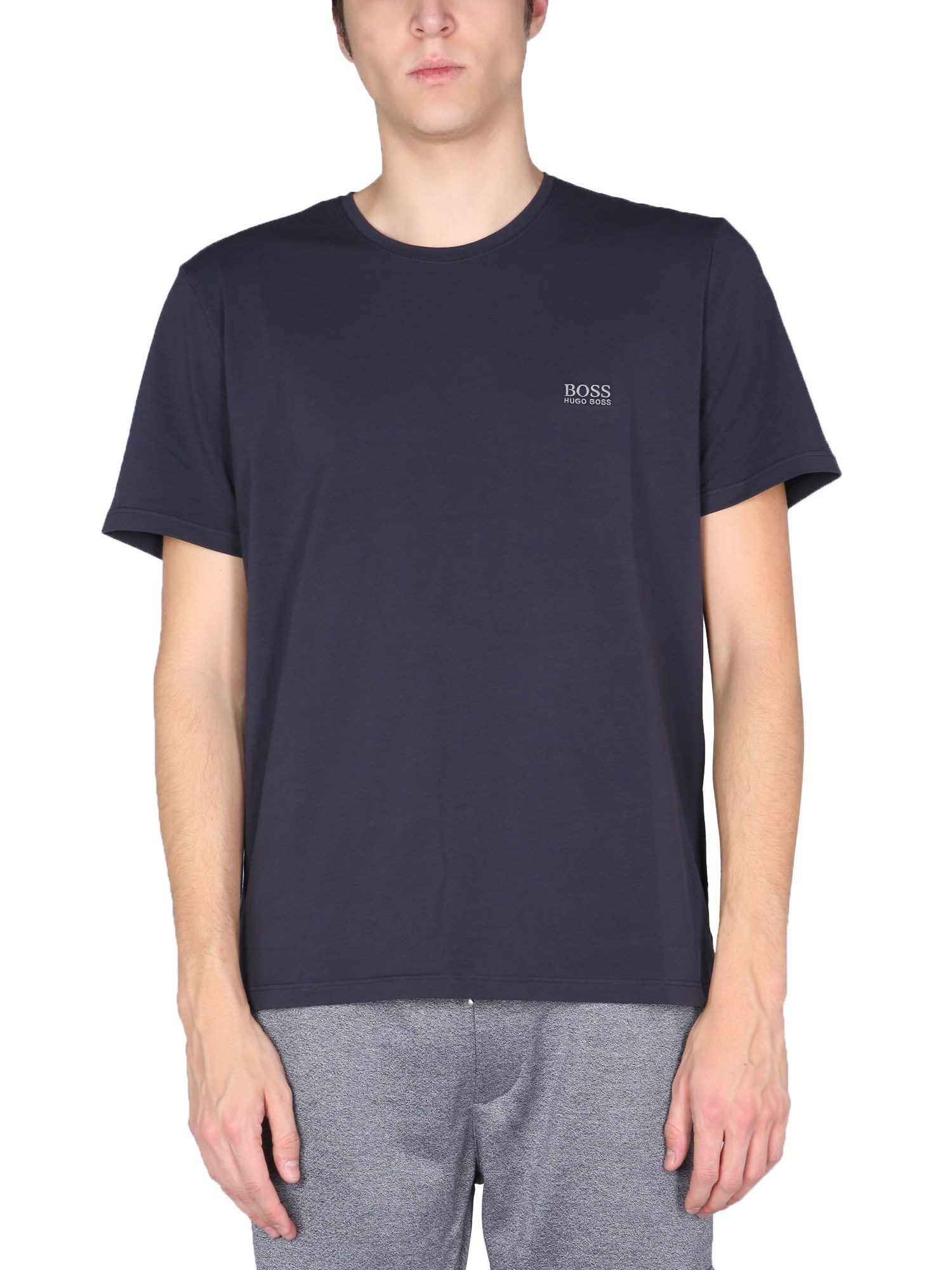 boss t-shirt with embroidered logo