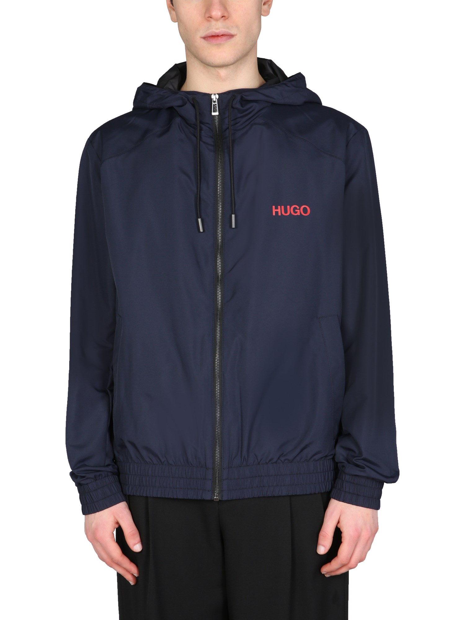 hugo jacket with logo print