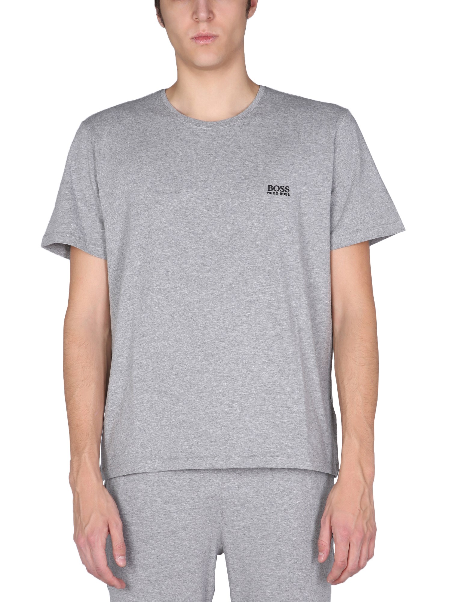 boss t-shirt with embroidered logo