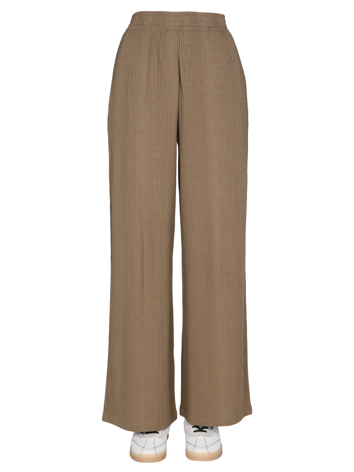 mm6 maison margiela wide leg trousers