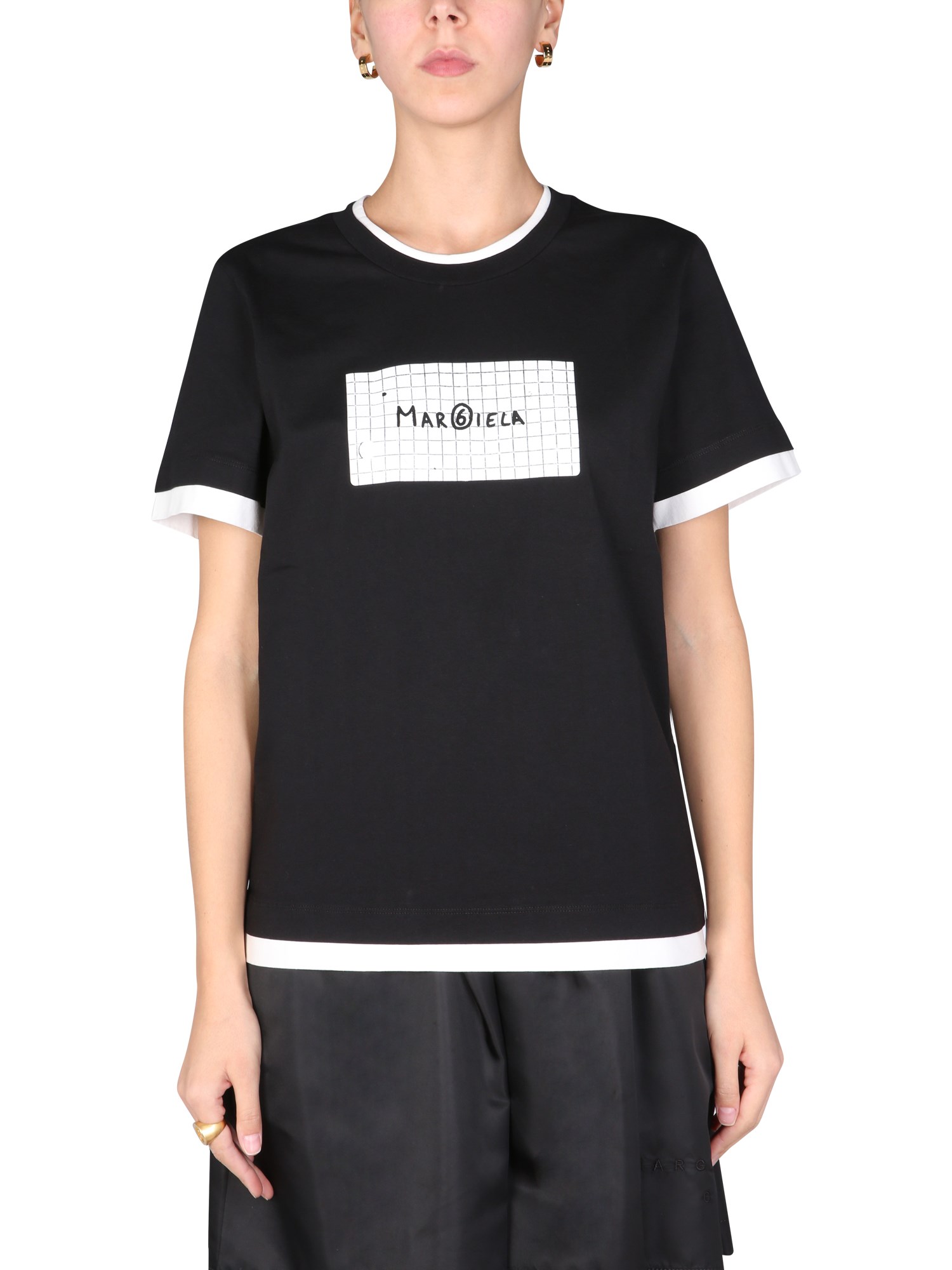 mm6 maison margiela "notebook" t-shirt