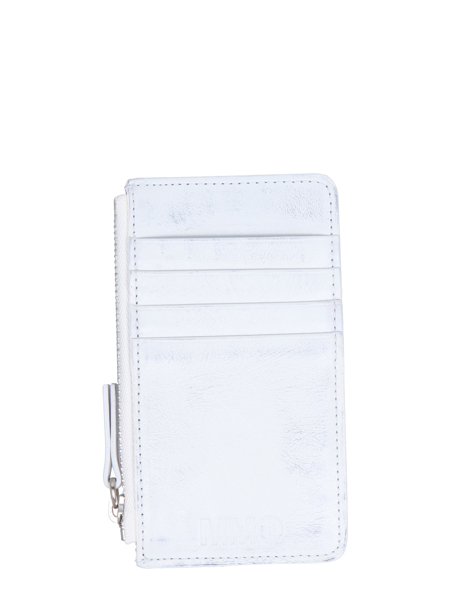 mm6 maison margiela small card holder with zip
