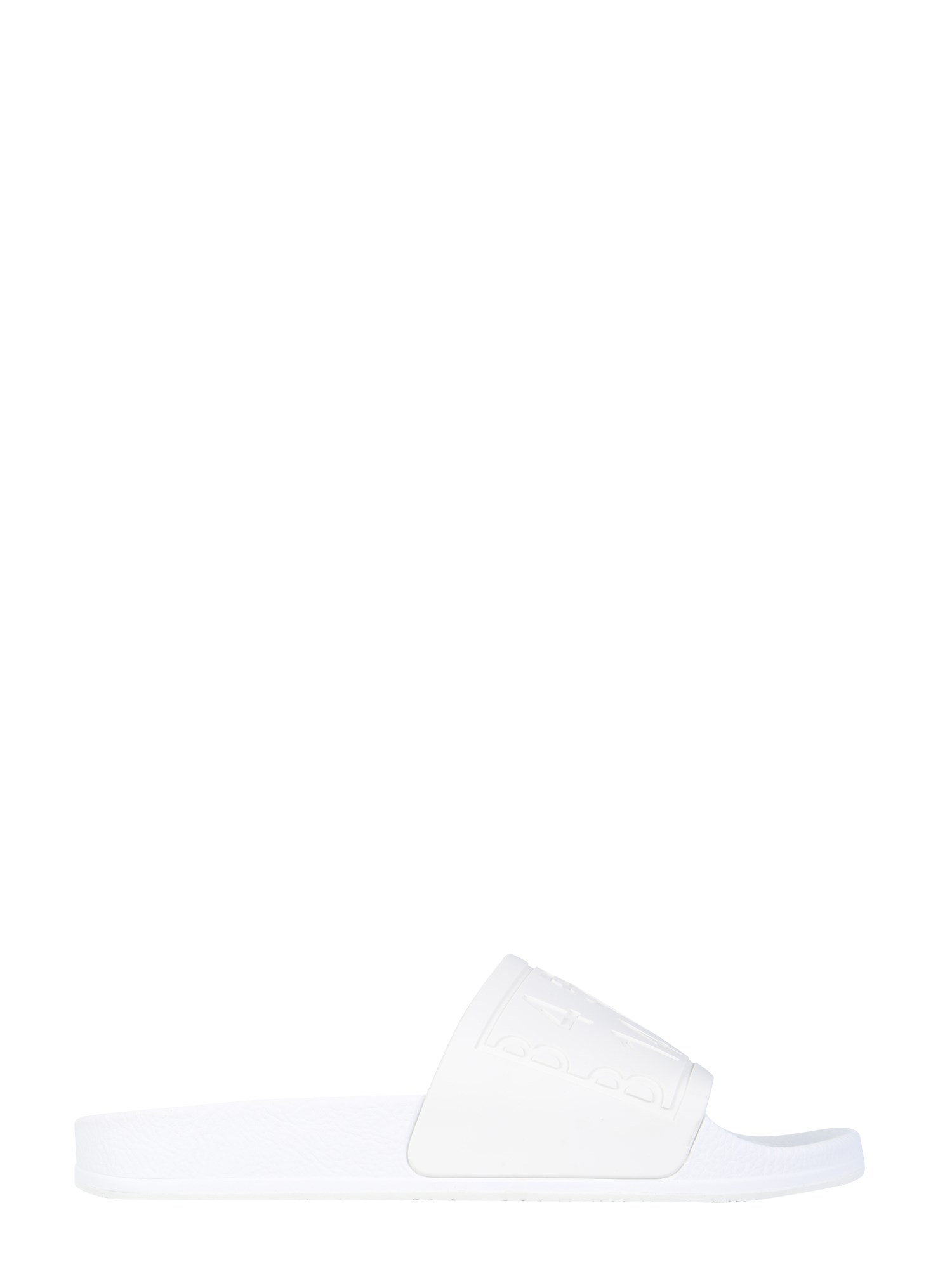 mm6 maison margiela slide sandals with logo