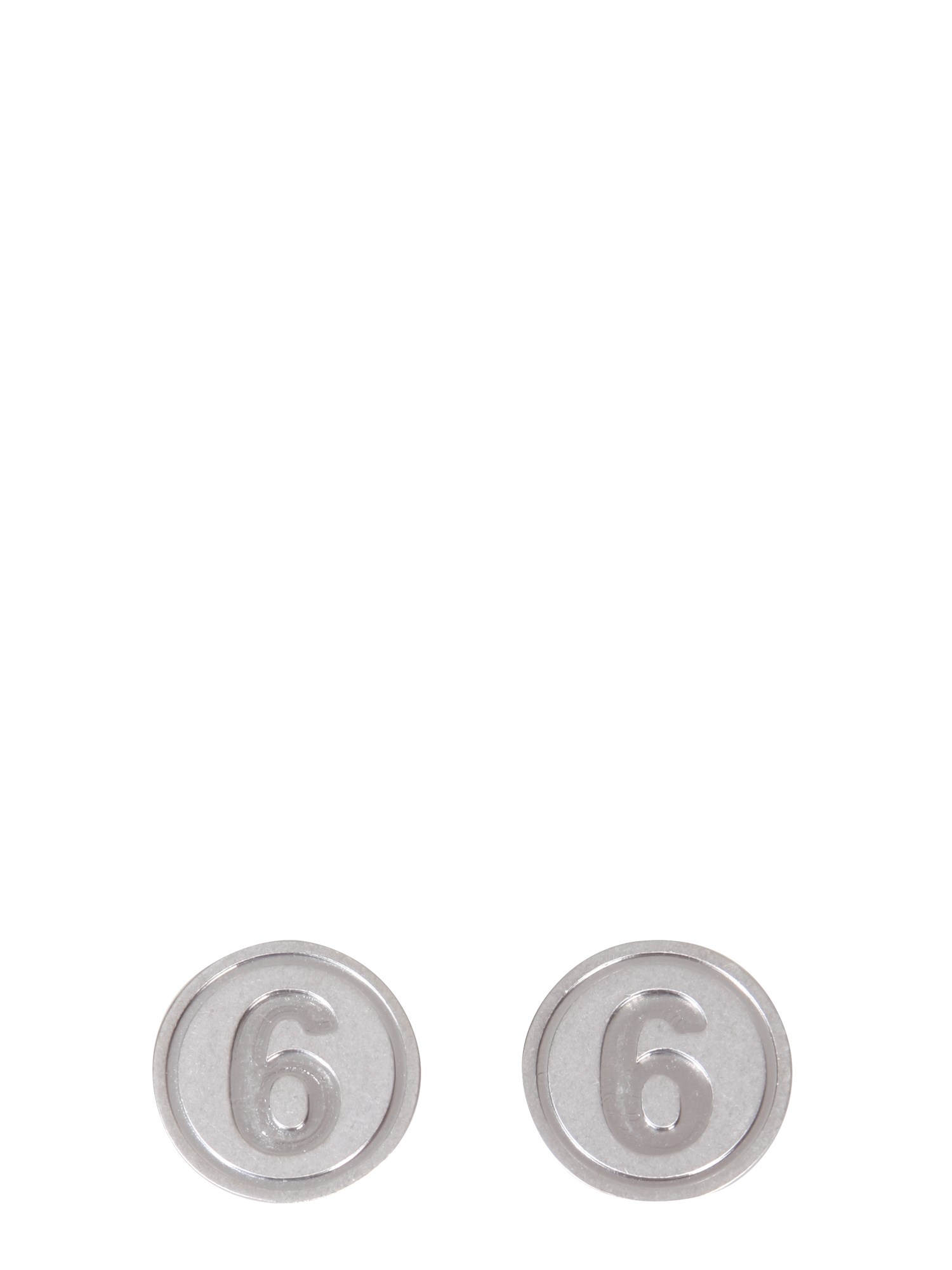 mm6 maison margiela logo earrings 6